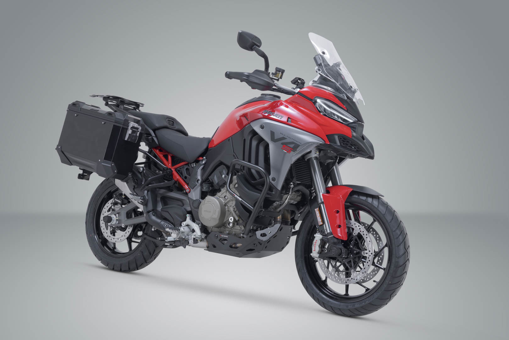 SW-Motech TRAX ADV aluminiumfodralsystem - svart. 37/37 l. Ducati Multistrada V4 (20-). Figur 2