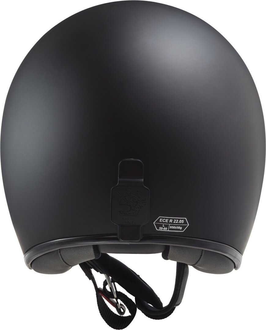 LS2 OF601 Bob II Solid Jet Helmet black matt L (59/60) Figure 5