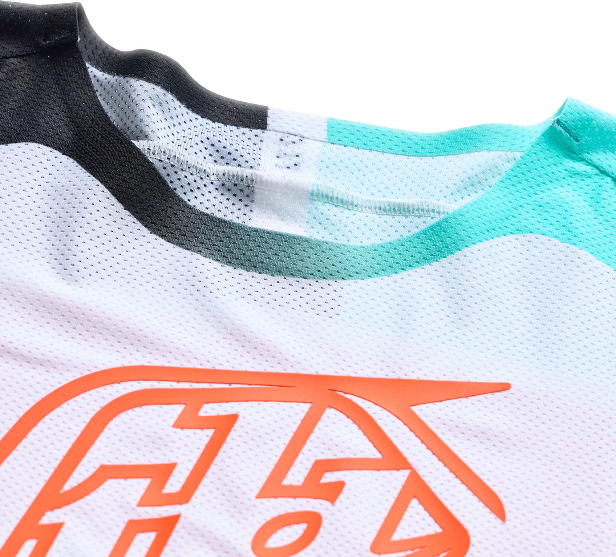 Troy Lee Designs SE Pro Sever Motocross-tröjan vit/turkos/svart XXL Figur 4