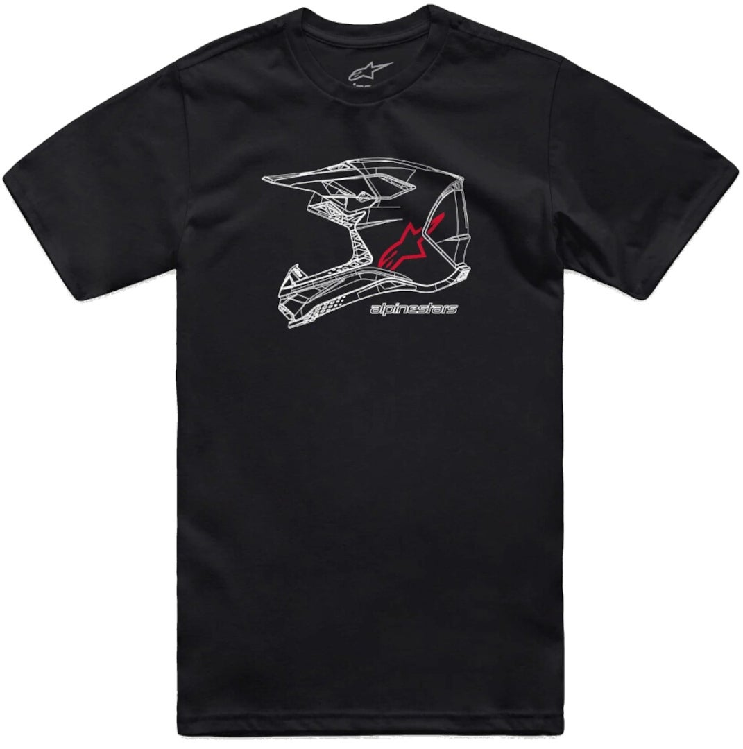 Alpinestars Mx Helm Maglietta nero XL Figura 1