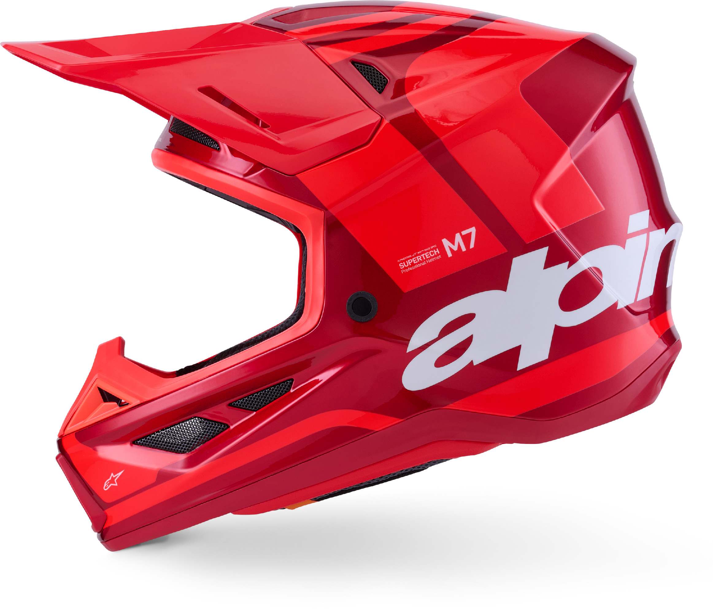 Alpinestars SM7 Core Motocross Helm rot S (55/56) Abbildung 5