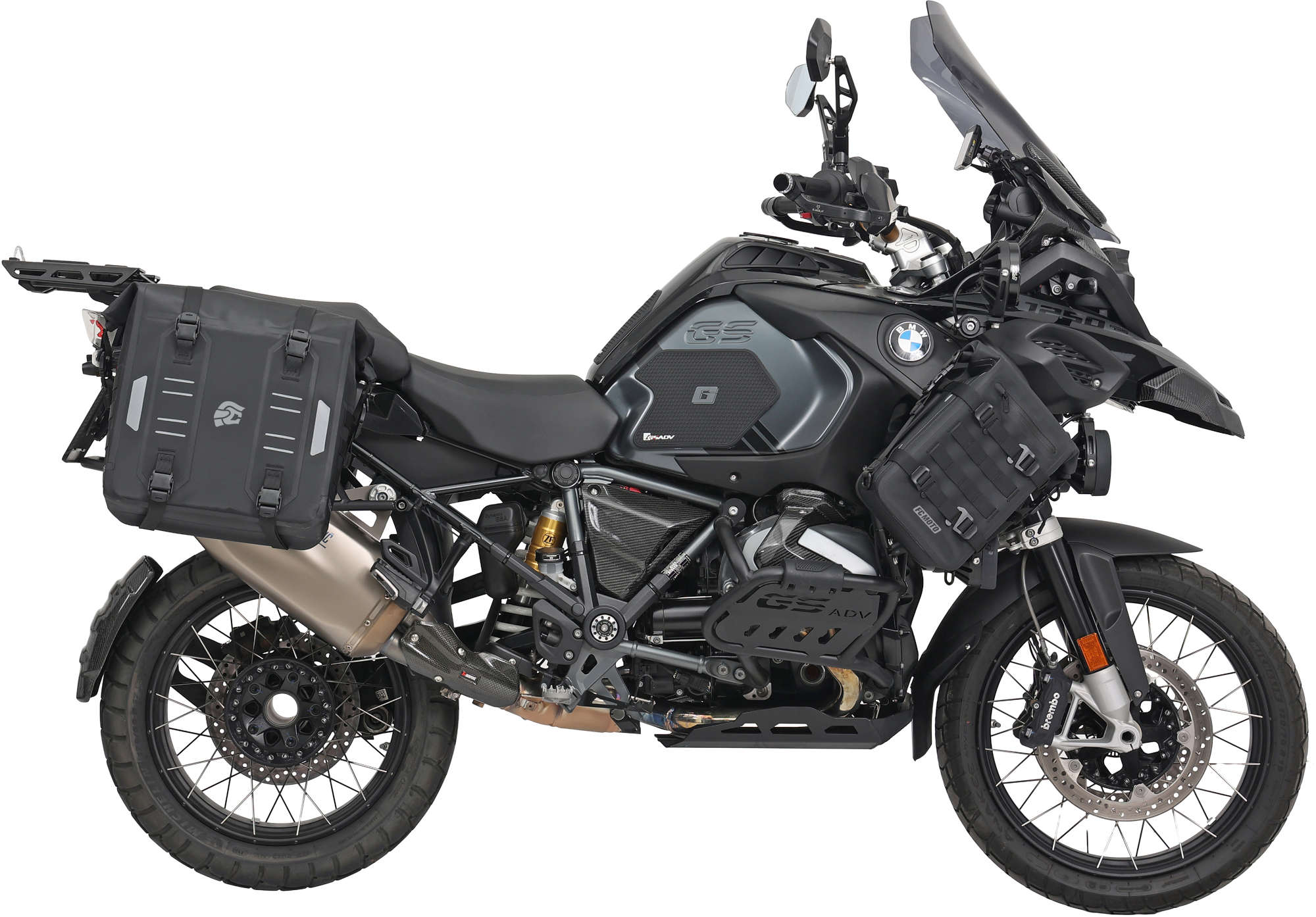 FC-Moto Ever-ST 34 L Set de geantă de șa Negru de carbon Figura 7