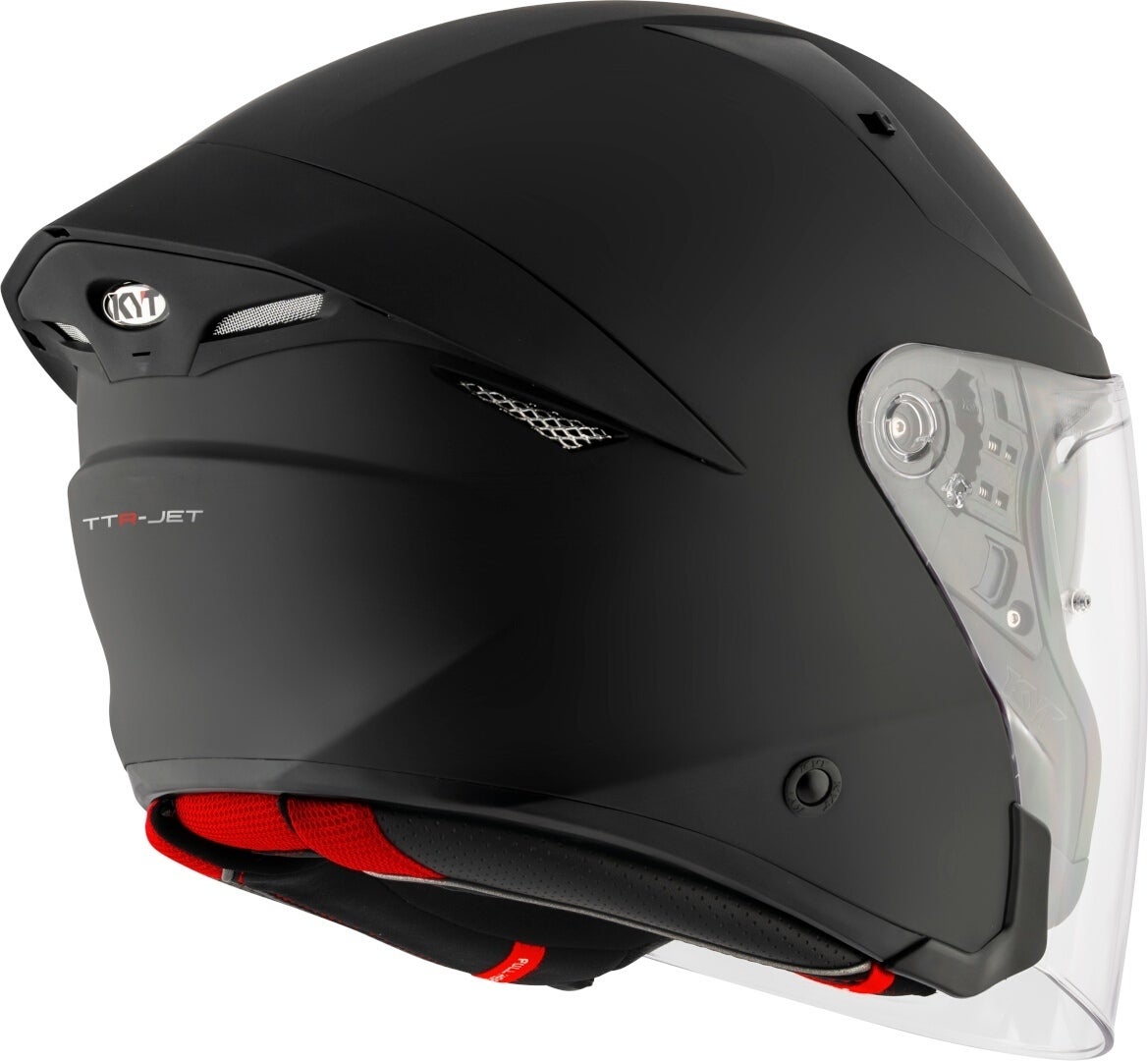 KYT TTR-Jet Plain Jet hjelm Black Matt S (55/56) Figur 5