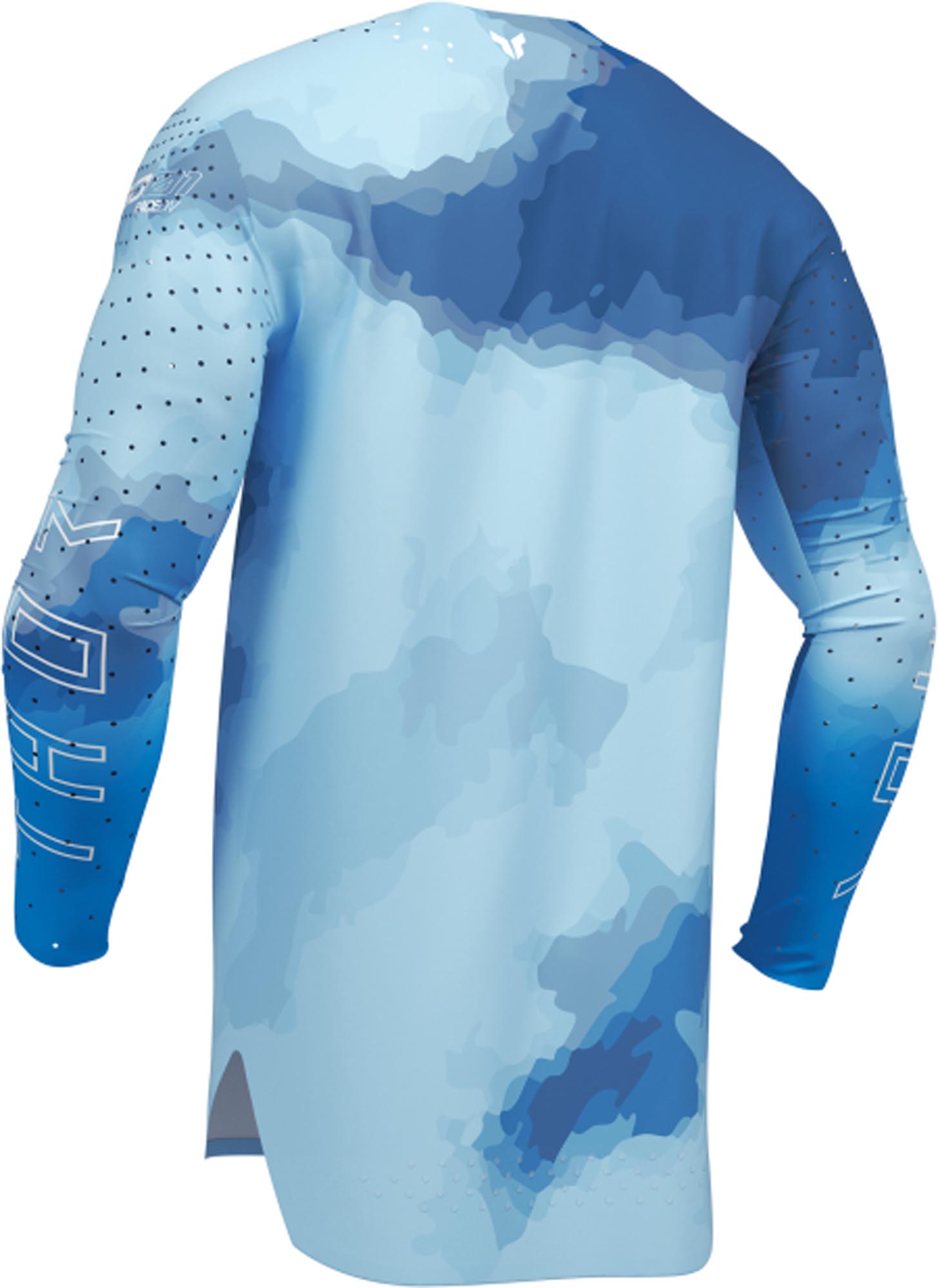 Thor Sportmode Carbon Motocross Jersey dunkelblau/hellblau L Abbildung 4
