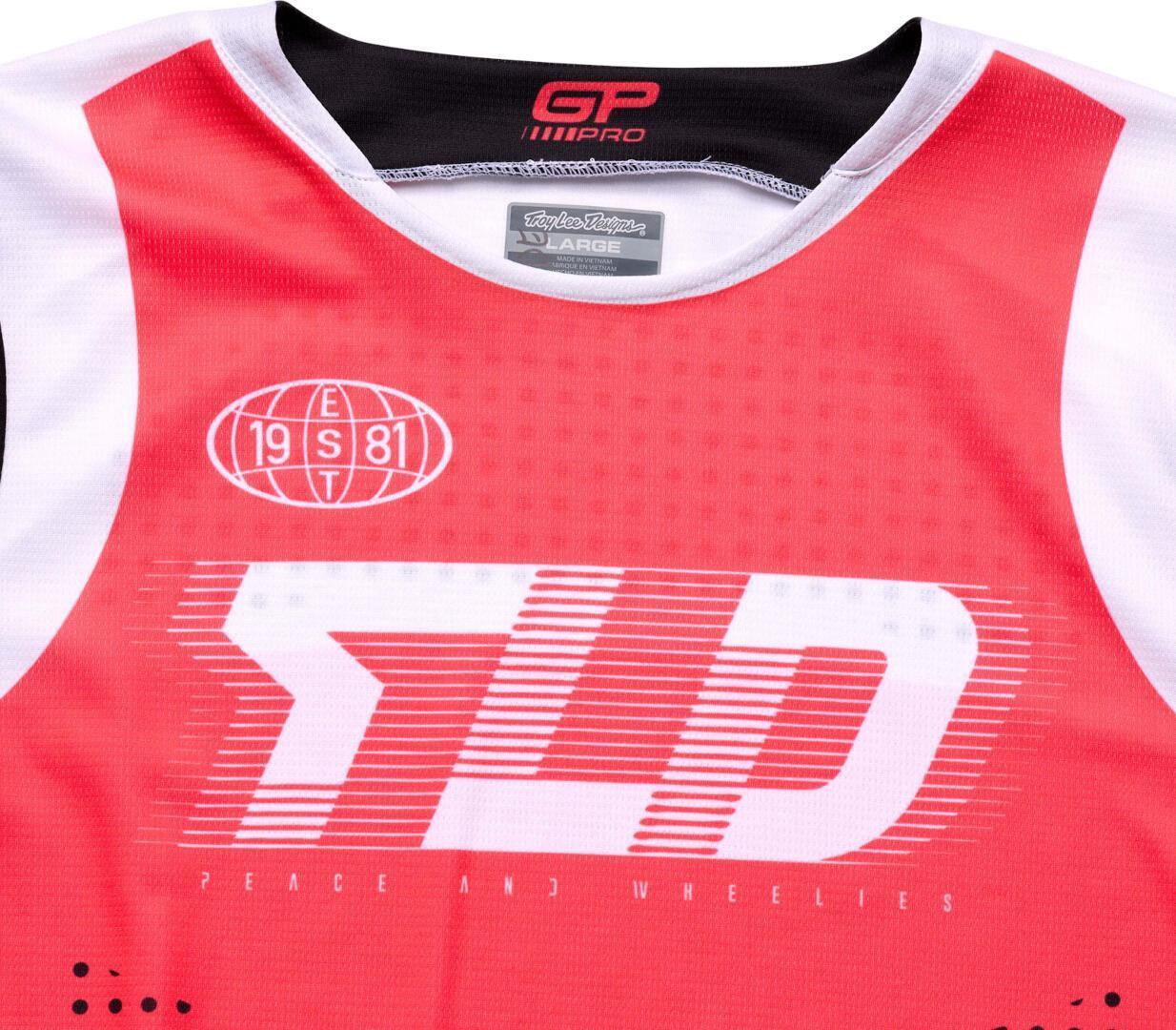 Troy Lee Designs GP Pro Spun Maillot de motocross Rouge/Blanc/Noir XL Figure 7