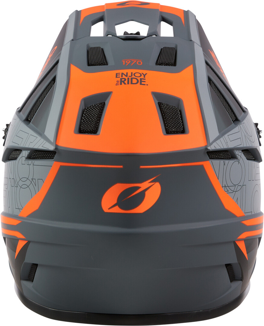 Oneal Backflip Eclipse Capacete Downhill cinza/laranja S (55/56) Figura 5
