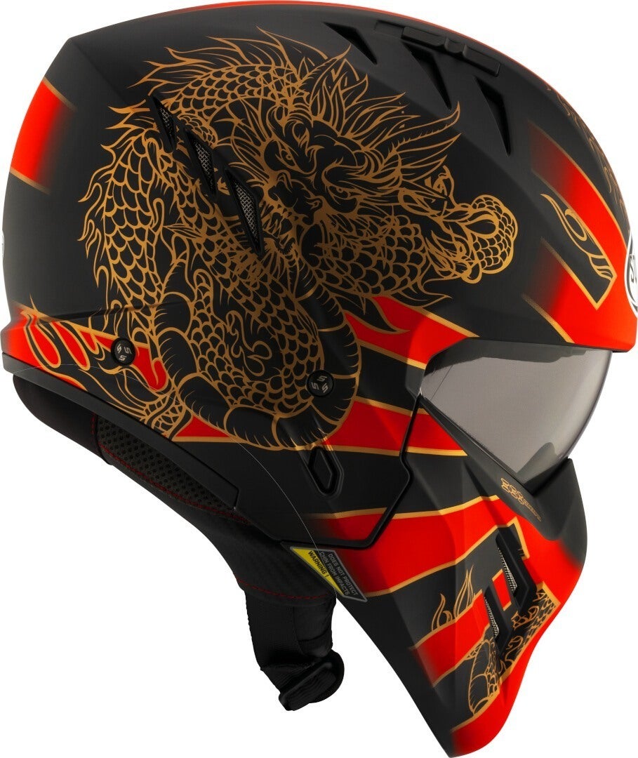 Suomy Armor Dragon Jethelm rot matt S (55/56) Abbildung 5