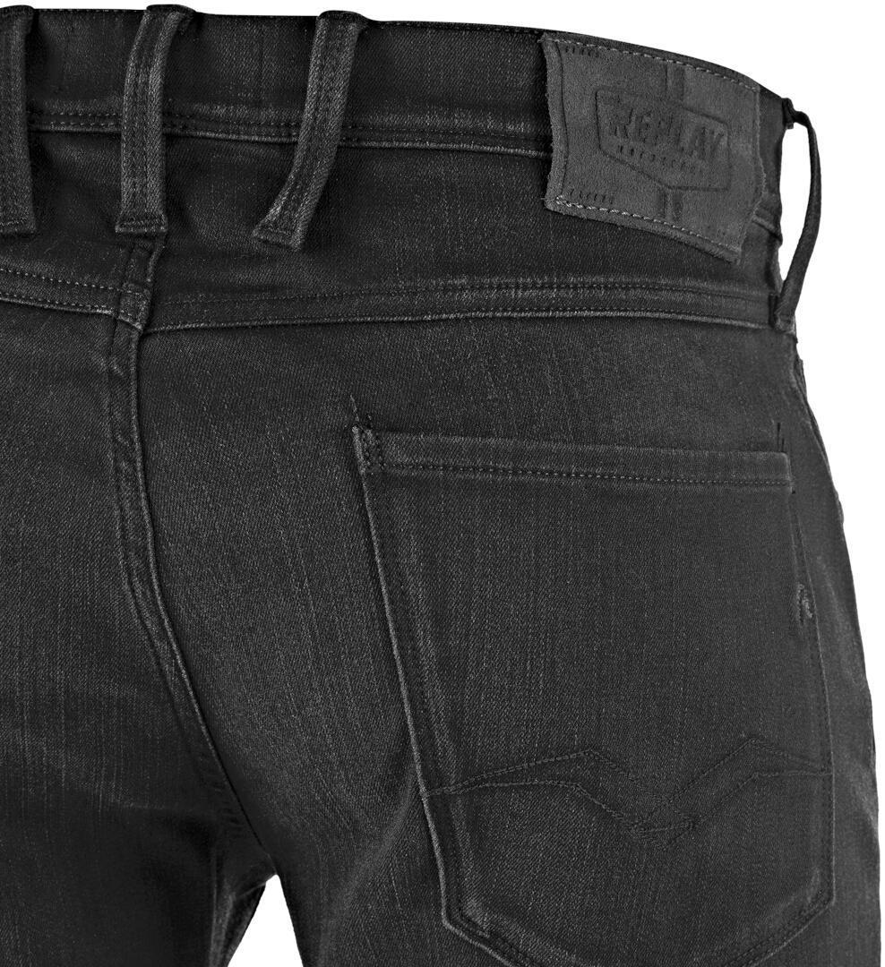 Replay Chain Motorcykel Jeans Sort 30 Figur 5
