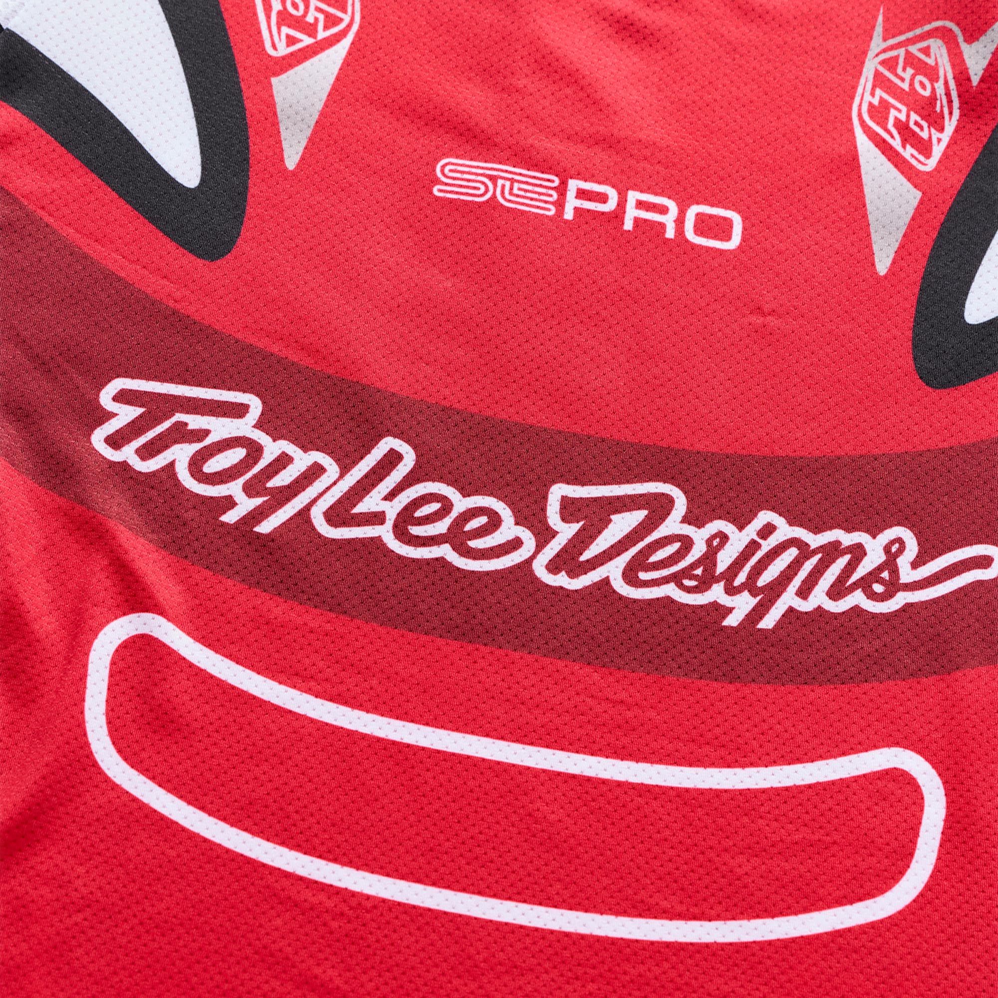 Troy Lee Designs SE Pro Salvo Motocrosstrøje rød/hvid XL Figur 3