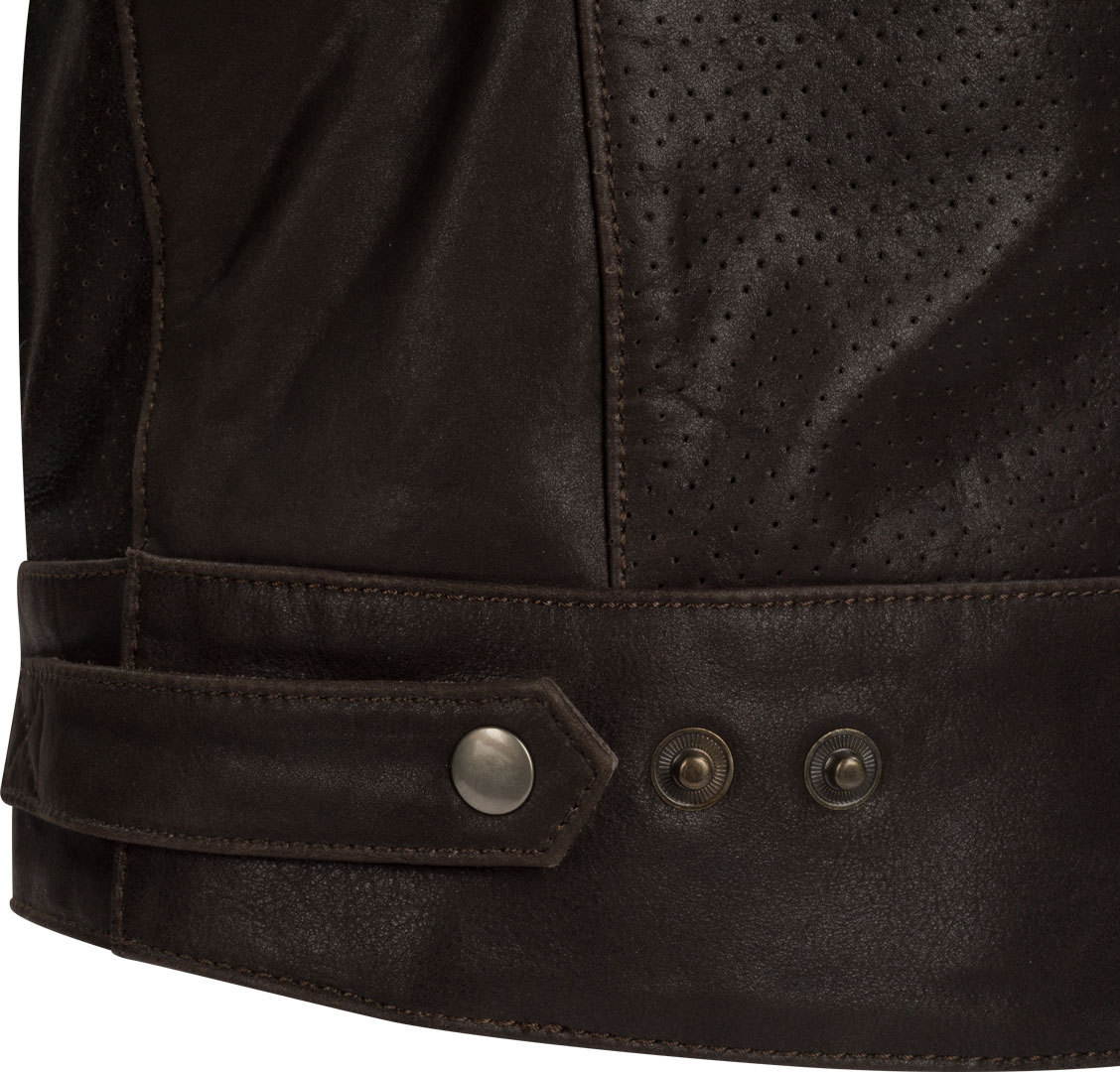 Segura Express perforated Motorcycle Leather Jacket brown M Figure 2