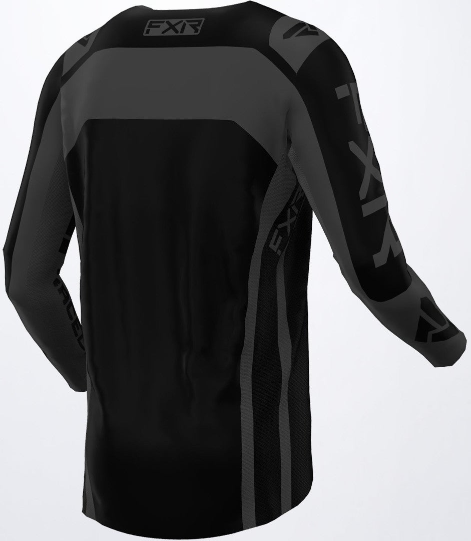 FXR Off-Road RaceDiv Motocross Jersey sort/grå L Figur 2