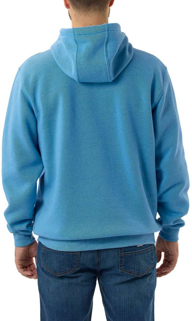 Carhartt Signature Logo Midweight Capuche bleu/blanc M Figure 2