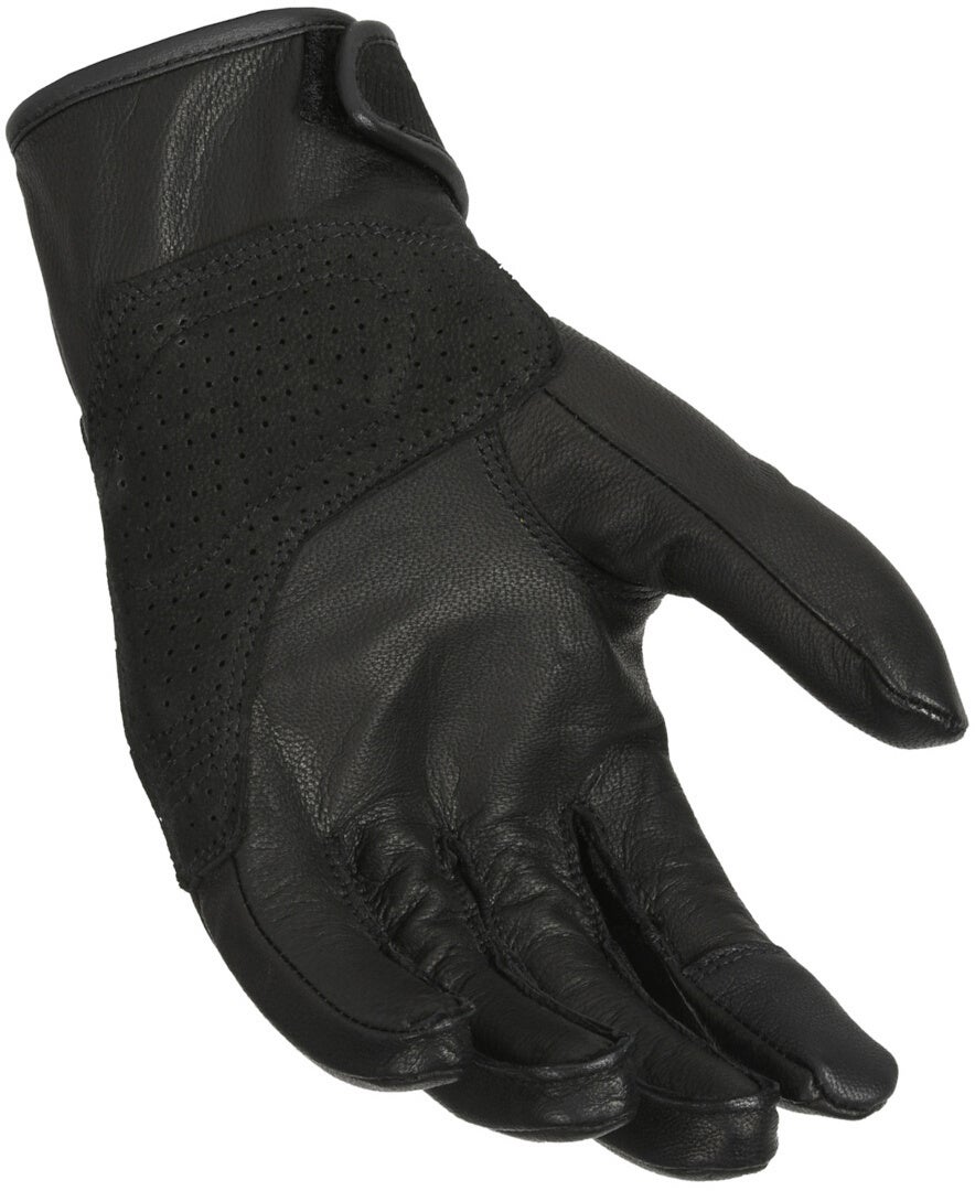 Macna Rouge perforerede dame motorcykelhandsker Sort M Figur 2