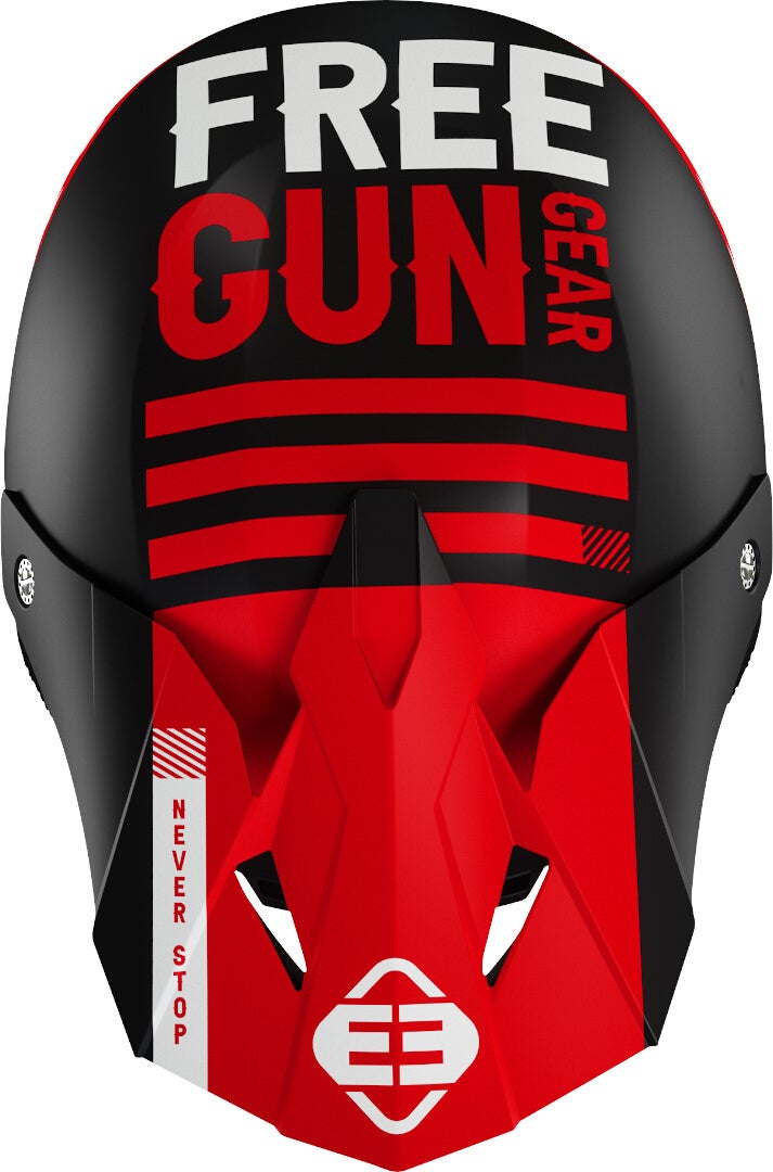 Freegun XP4 Danger Kask motocrossowy /Czerwony M (57/58) Rysunek 3