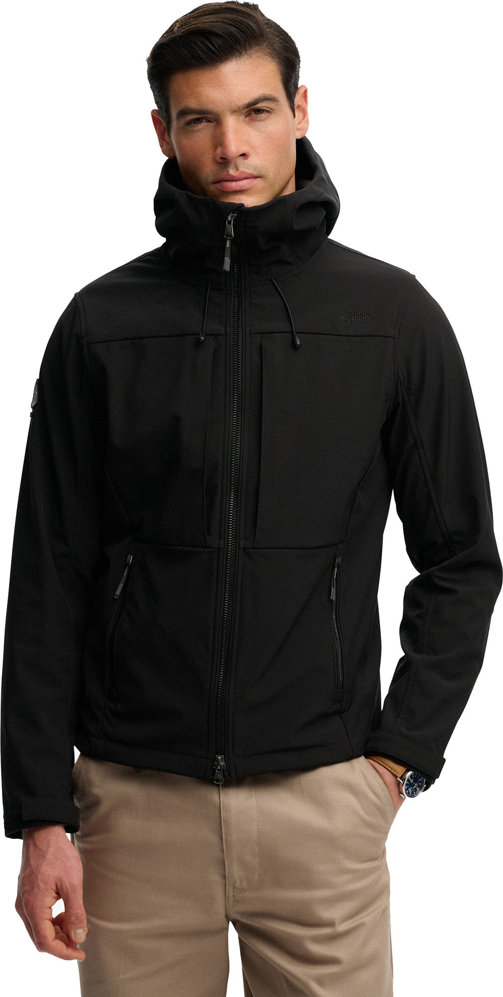 Superdry & Co Softshell Trekker Jas Zwart L Figuur 1