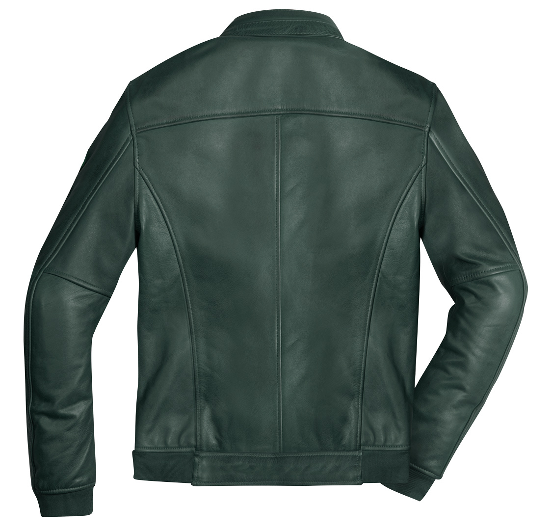 HolyFreedom Due Jachetă de piele de motocicletă Verde închis M Figura 3