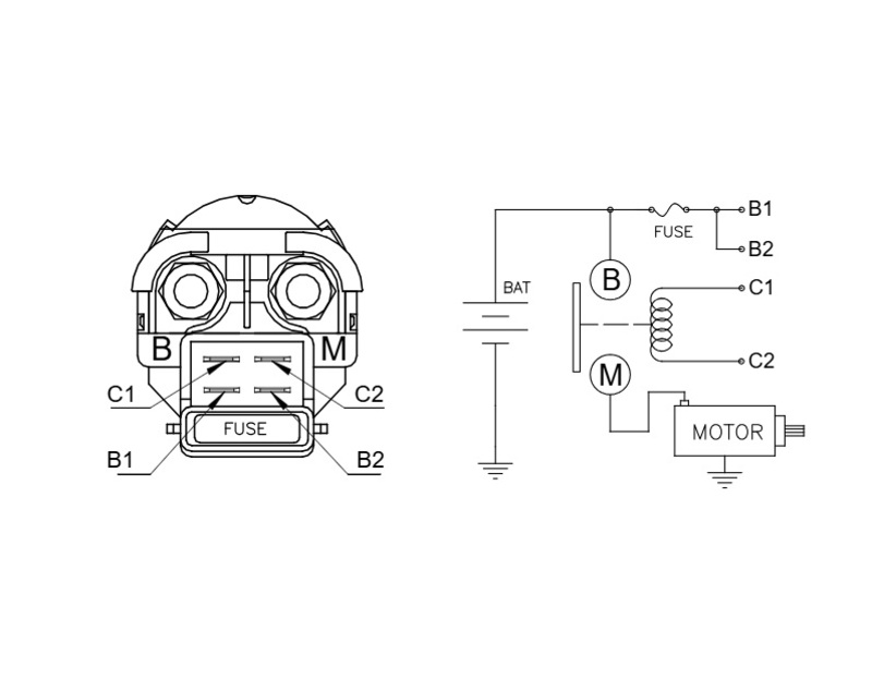TECNIUM av DZE Starter Relay Figur 3