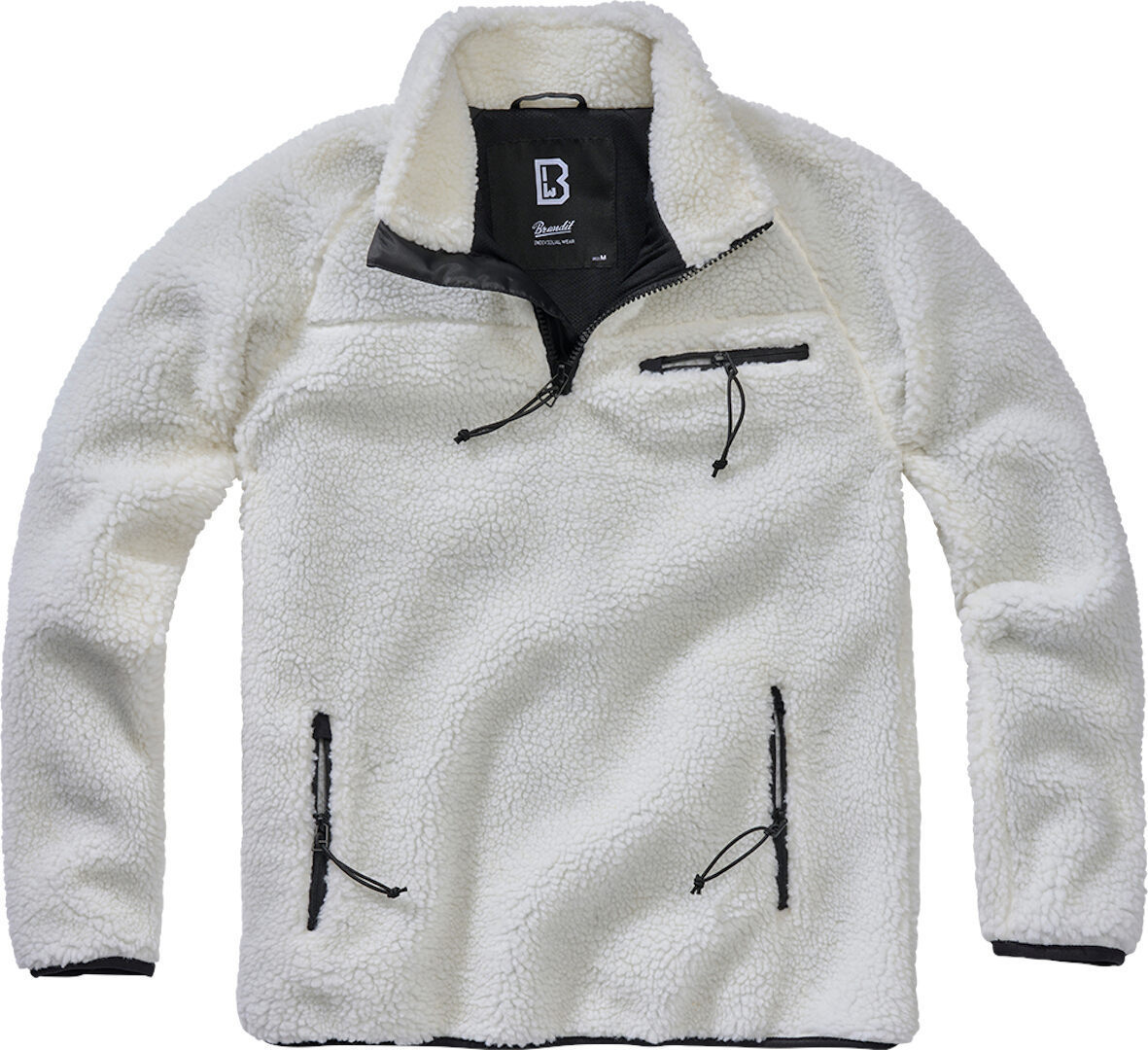 Brandit Teddyfleece Pullover white 3XL Figure 1