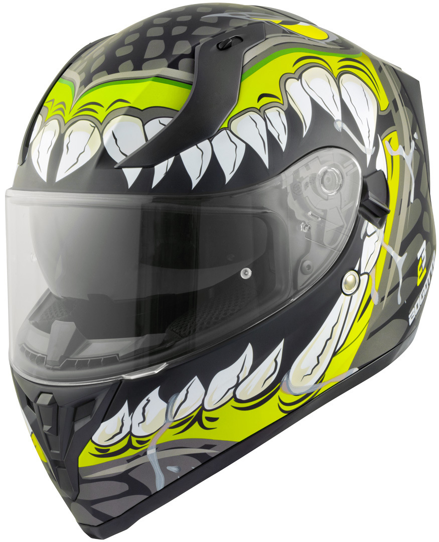 Bogotto V128 Naga Cască Negru mat/neon S Figura 2