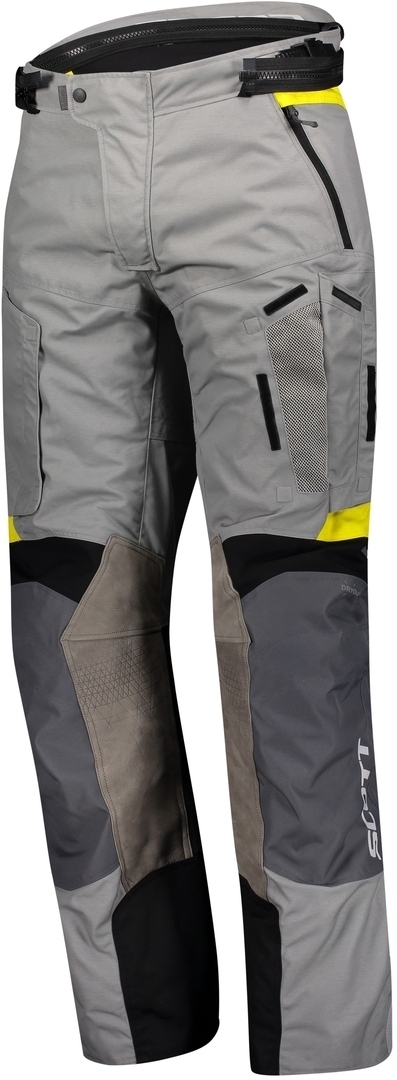 Scott Dualraid Dryo Motorcycle Textile Pants grey/yellow L Figure 1