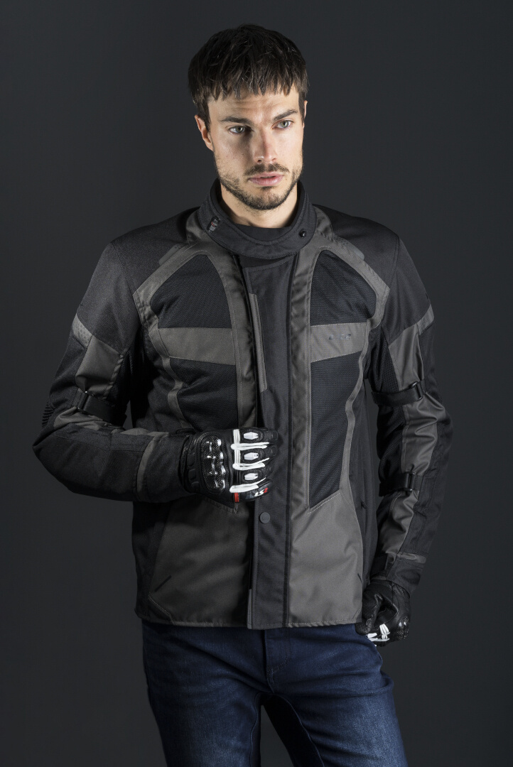 LS2 Scout waterproof Motorcycle Textile Jacket black/dark grey 4XL Figure 7