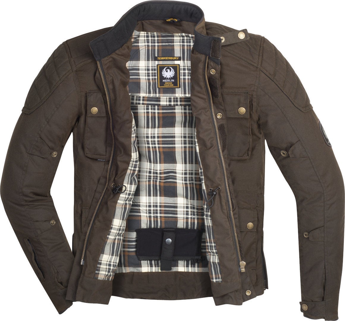 Merlin Tewkesbury Motorcycle Textile Jacket brown M Figure 3