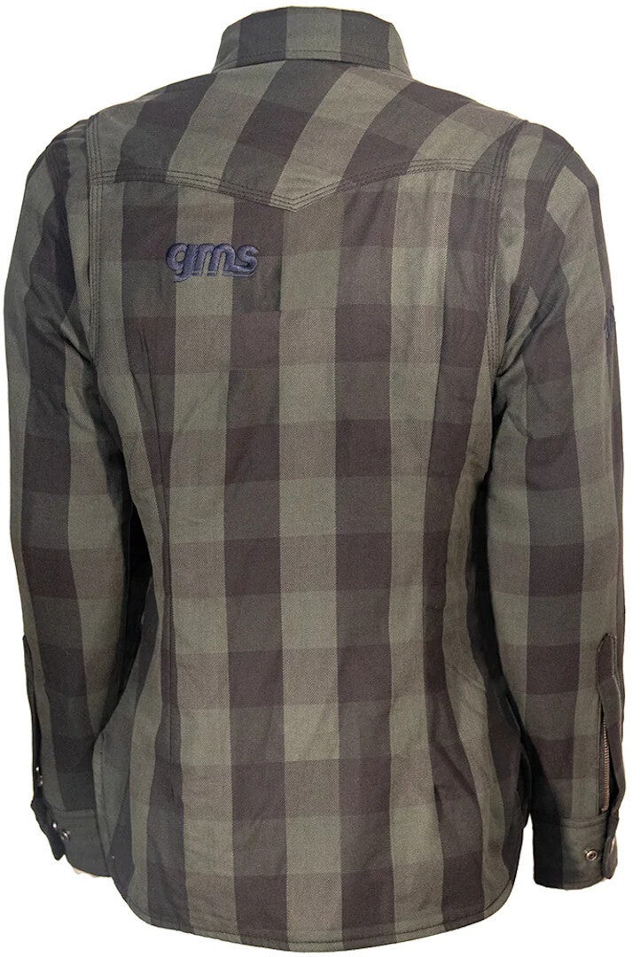 GMS Jaguar Camicia Moto Donna nero/oliva L Figura 3