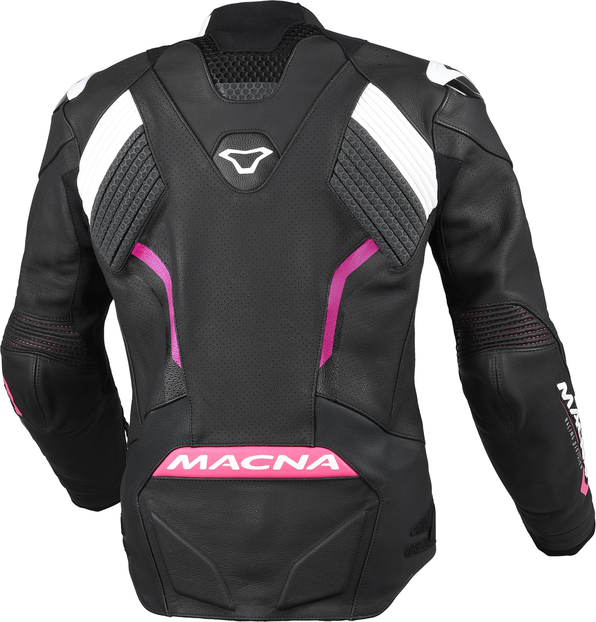 Macna Blitz Damen Motorrad Lederjacke schwarz/rosa 38 Abbildung 2