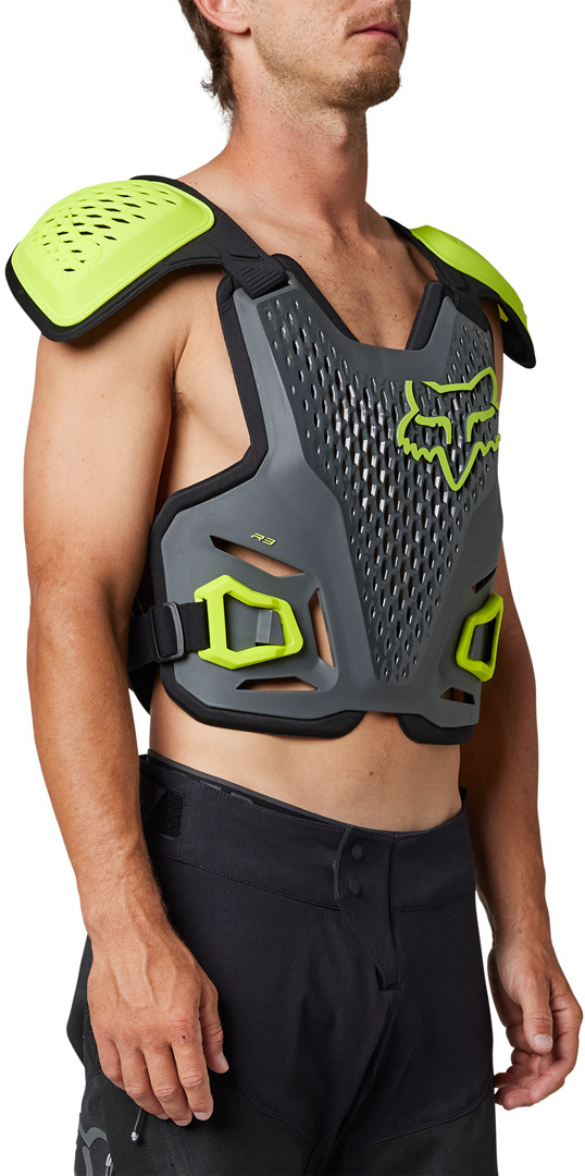 FOX R3 Veste protectrice Vert/Gris S/M Figure 7