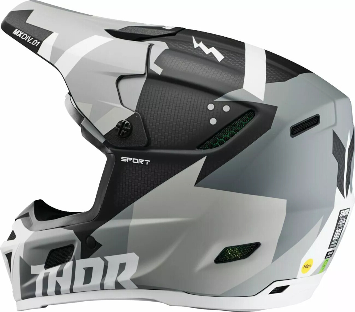 Thor Reflex Carbon Brave Casco da motocross M (57/58) Figura 3