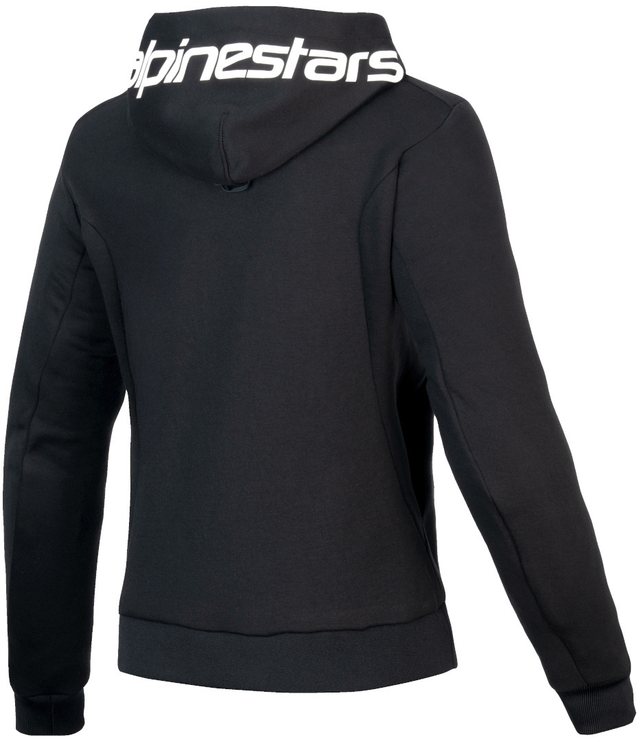 Alpinestars Stella Chrome V2 Sport Hanorac cu fermoar pentru motociclete pentru doamne negru XL Figura 2