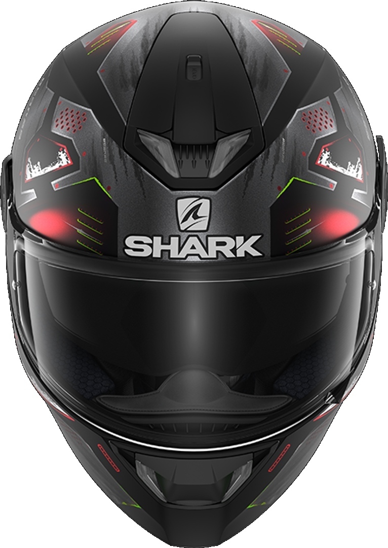 Shark Skwal 2.2 Venger Helm Zwart mat/rood M (57/58) Figuur 2