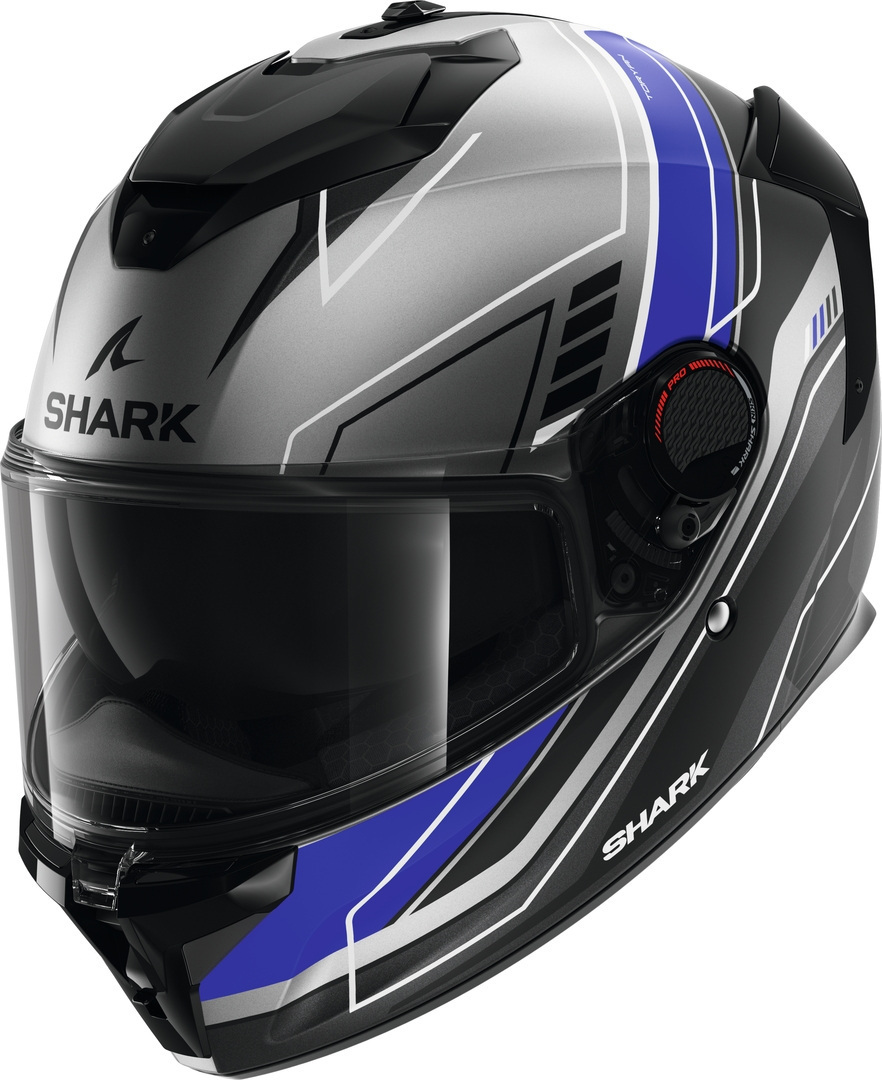 Shark Spartan GT Pro Toryan Cască Negru mat/gri/albastru XS (53/54) Figura 1