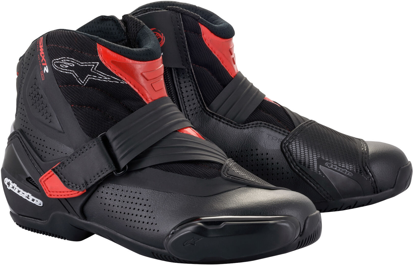 Alpinestars SM-1 R V2 Vented Motorcykel sko sort/rød 50 Figur 1