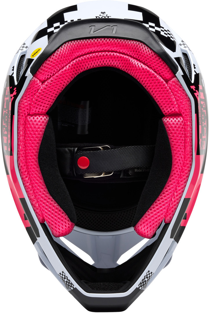 FOX V1 Digi Image Motorcross helm zwart/roze S (55/56) Figuur 2