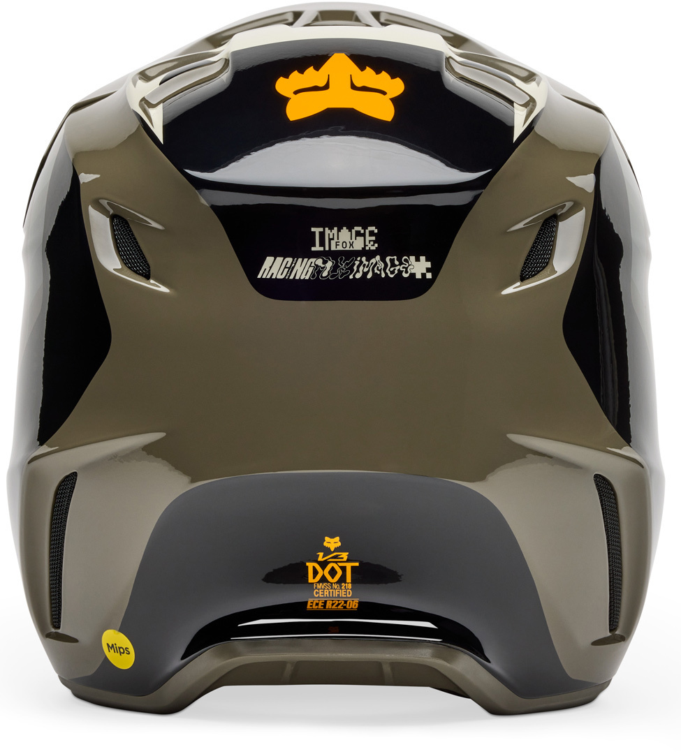 FOX V3 Fade MIPS Motocross hjälm brun/svart XL (61/62) Figur 3
