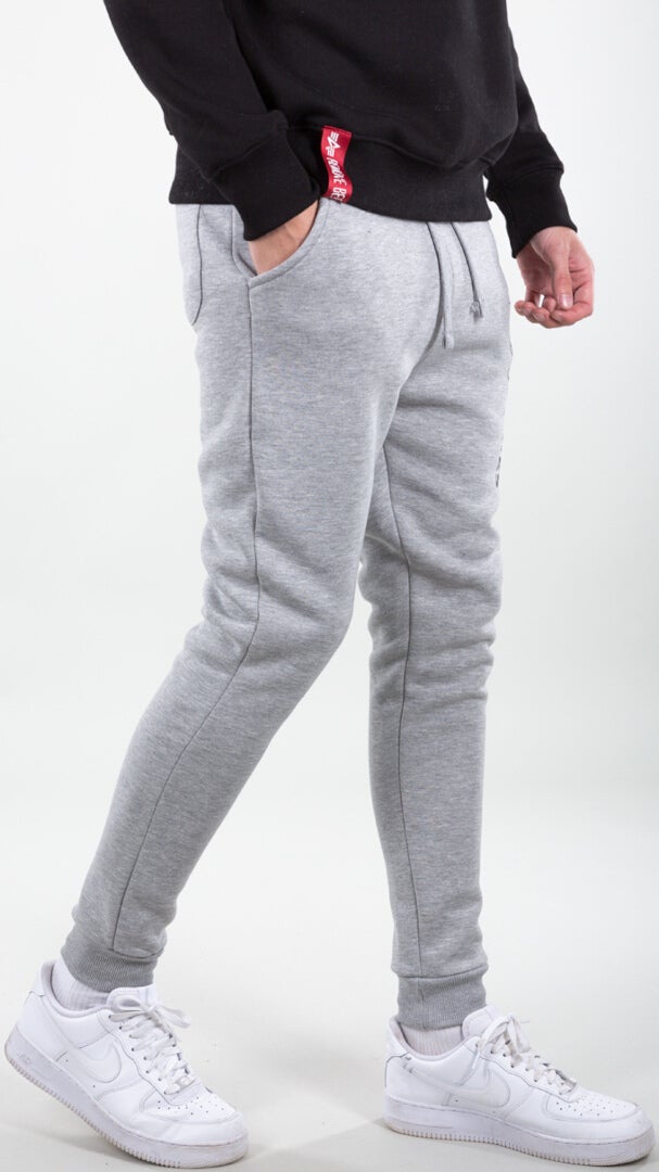 Alpha Industries Block-Logo Jogginghose grau L Abbildung 5