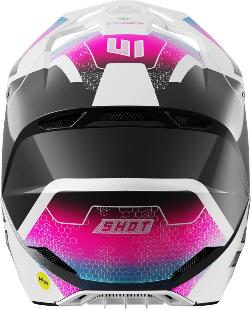 Shot Race Phaser Motocross Helmet black/white/pink M (57/58) Figure 2