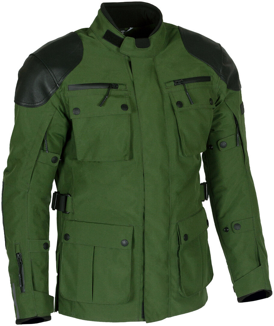 Merlin Sayan D3O Motorcycle Textile Jacket green/black 4XL Figure 2
