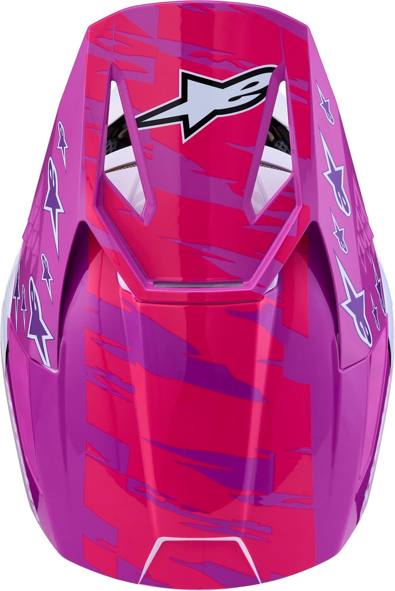 Alpinestars S-M3 Falcon Νεανικό κράνος μοτοκρός μωβ/λευκό Ν/Ζ (48/49) Γράφημα 7