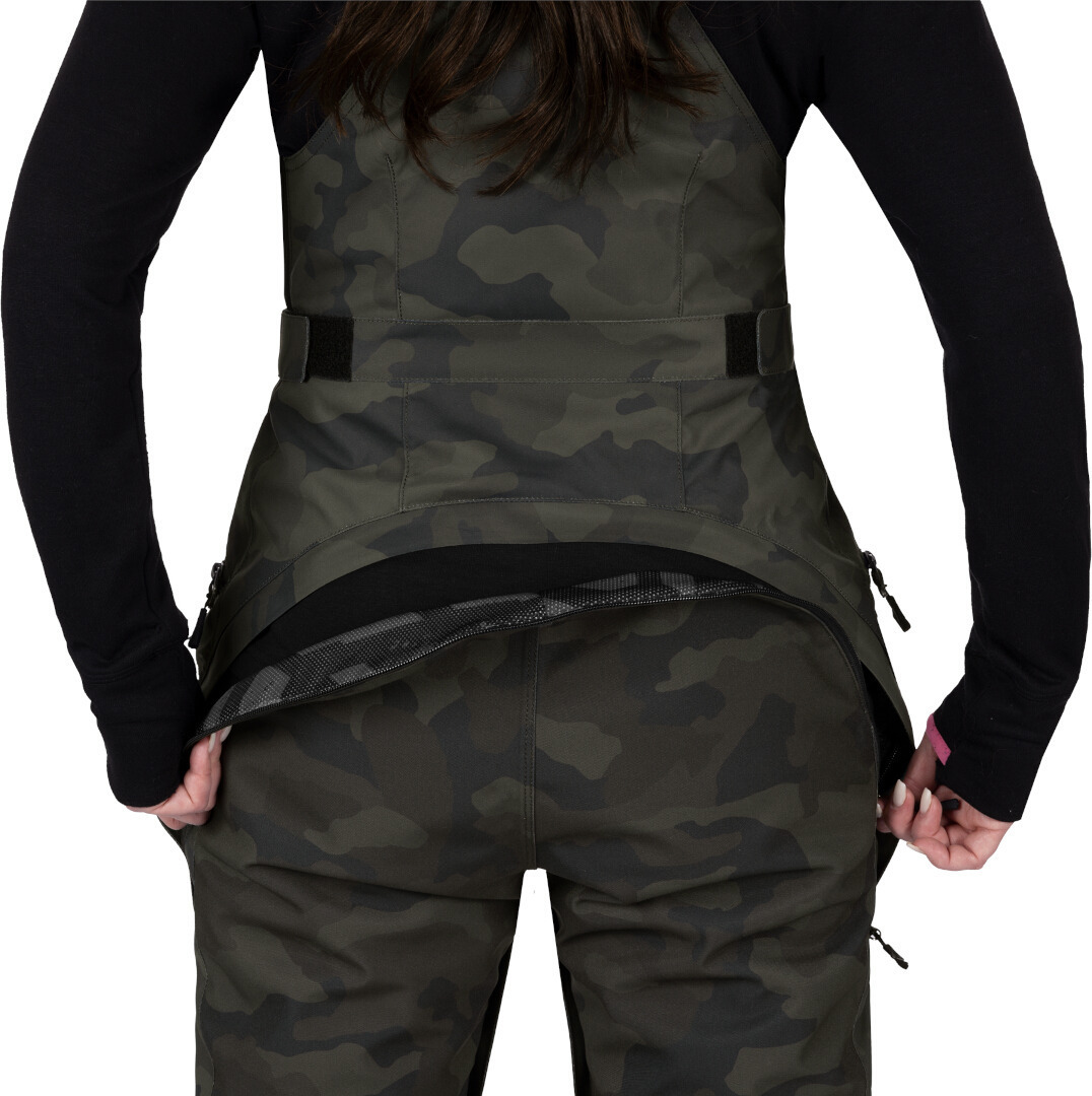 FXR Aerial Lite Pantaloni de tip bob pentru damă pe snowmobile Verde militar/Camuflaj 14 Figura 2
