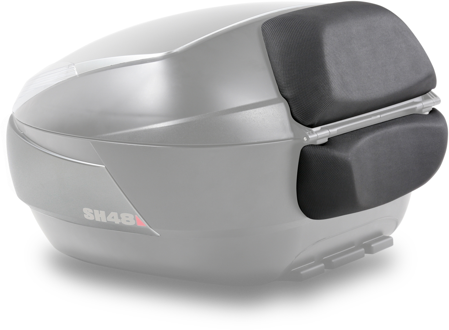 SHAD SH48 Dark Grey Set Topcase + Husă gri închis + Spătar Figura 5