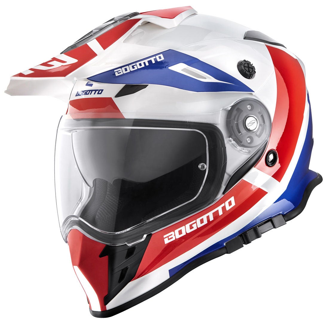 Bogotto V331 Pro Tour Casco Enduro rosso/blu S Figura 1
