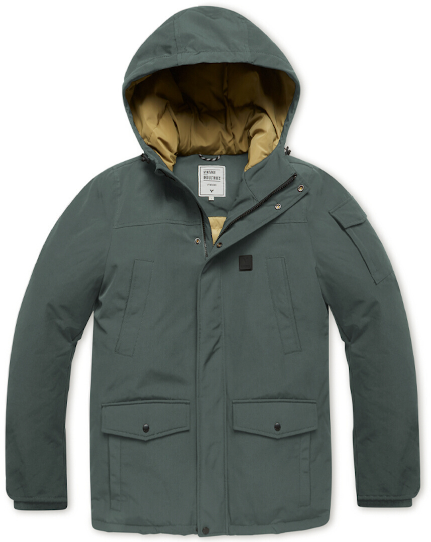 Vintage Industries Gavyn Parka grå M Figur 1