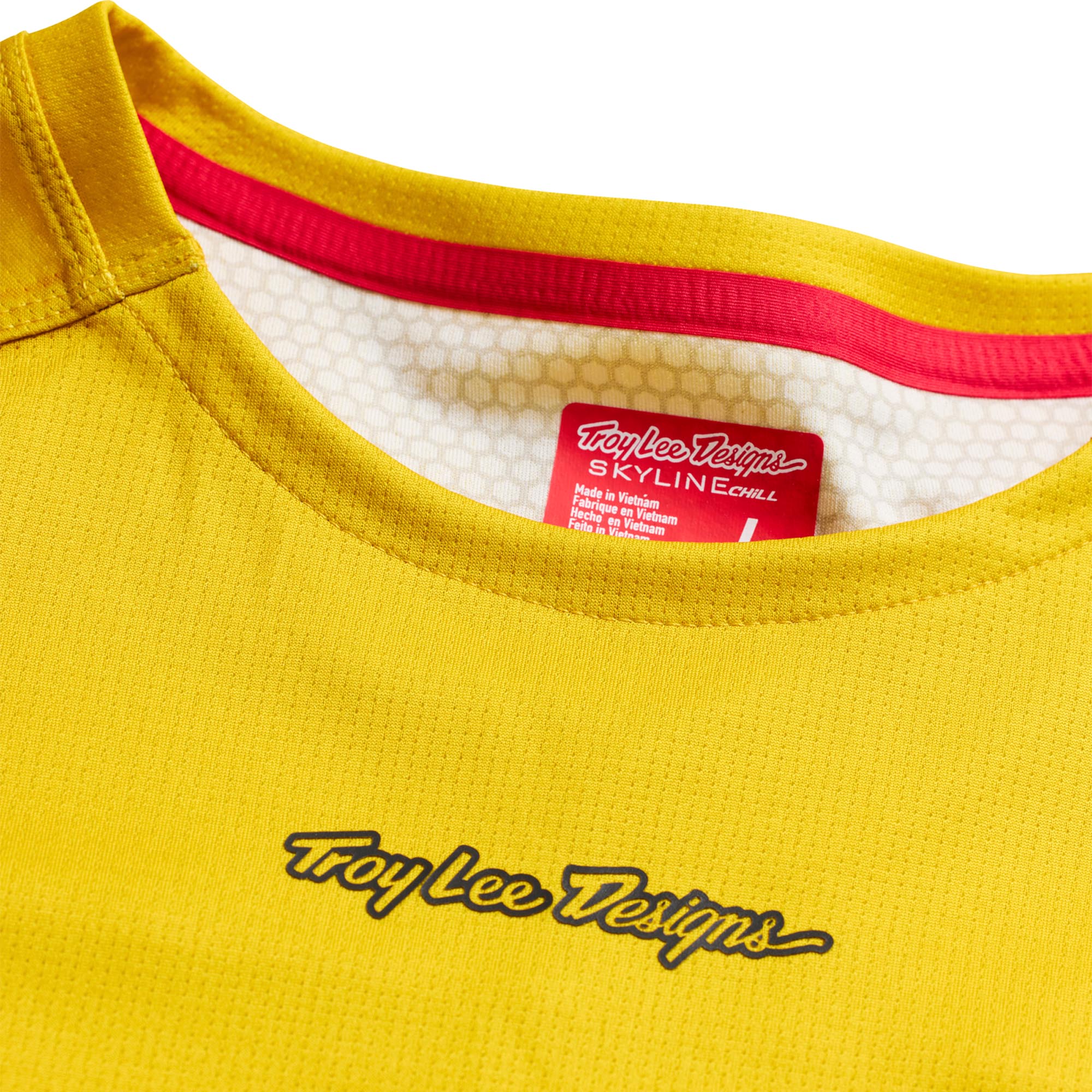 Troy Lee Designs Skyline Chill Switchback Bicycle Jersey yellow L Figure 3
