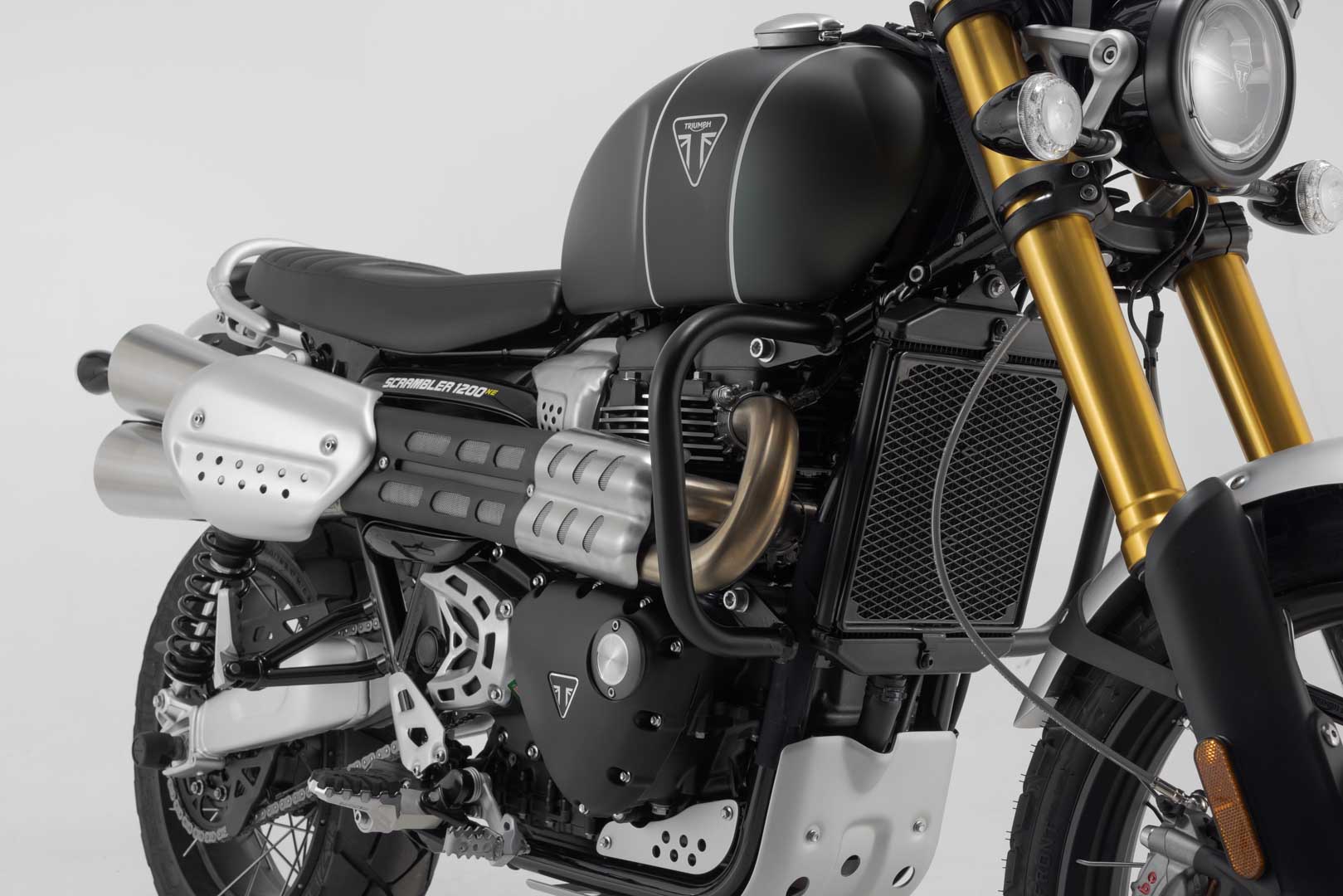 SW-Motech Crash bar - Svart. Triumf Scrambler 1200 (21-). Figur 2