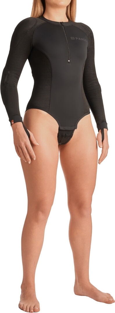 Side view of Pando Moto Shell WW 02 Ladies Long Sleeve Protector Shirt