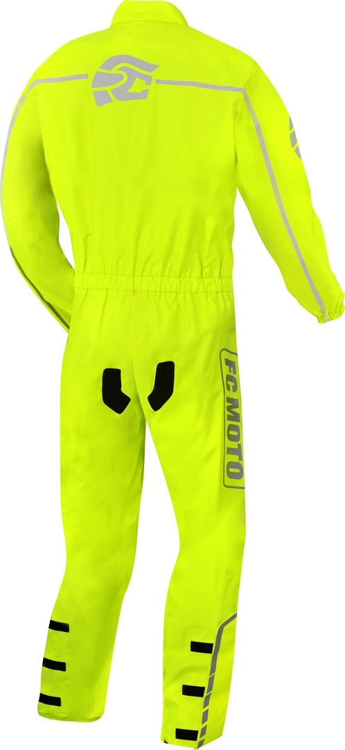 FC-Moto Rain Eendelig motorfiets regenpak Geel L Figuur 2