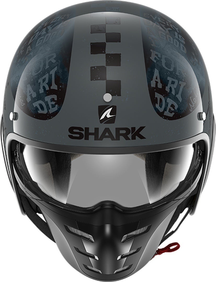 Shark S-Drak 2 Tripp In Jet hjelm grå/sort XL (61/62) Figur 2