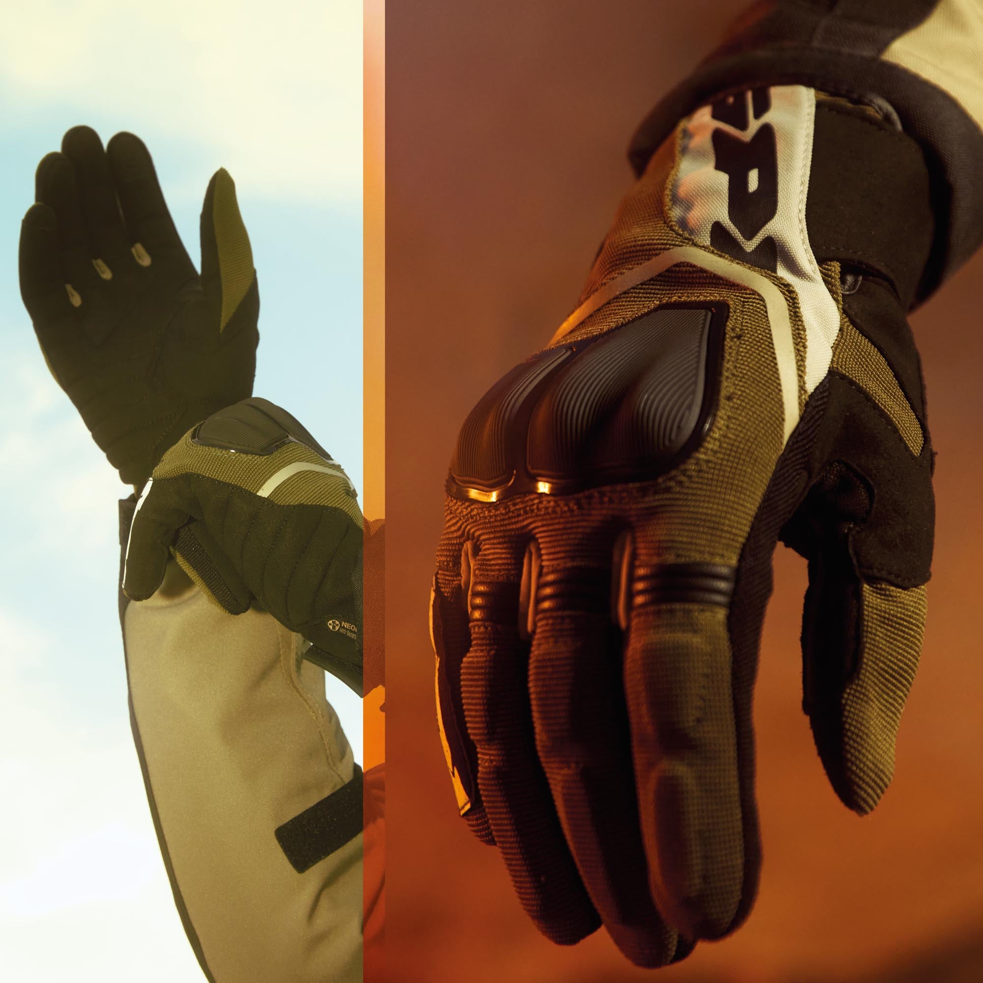Spidi Sport-GT Motorrad Handschuhe militärgrün M Abbildung 6